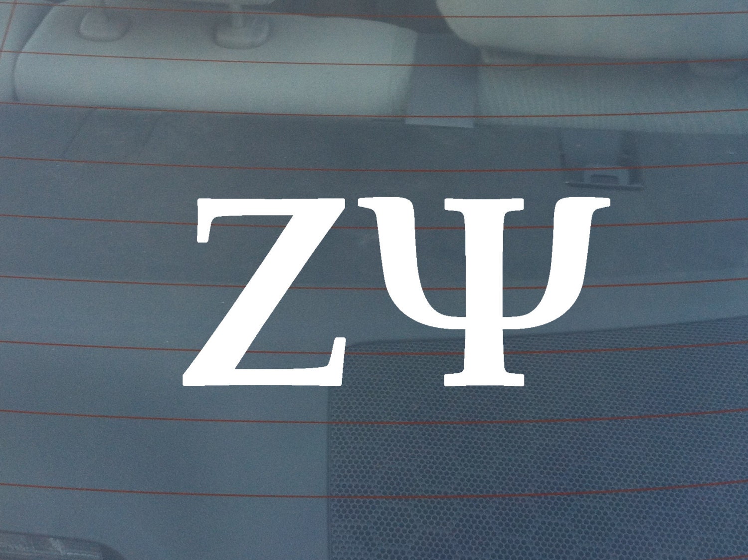Zeta Psi Bumper Sticker / Window Decal