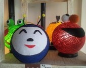 CHILDRENS LAMPS- handmade, fun, unique range of baby and childrens lamps - lighting