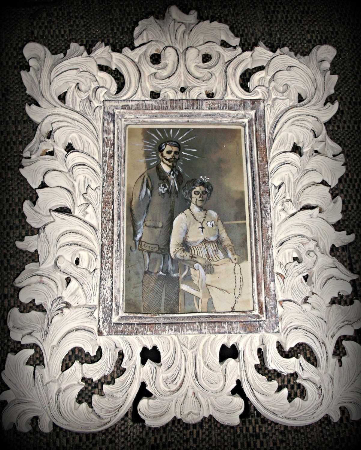 Dead Love... Altered Art Victorian Vintage Supernatural Curious Photograph