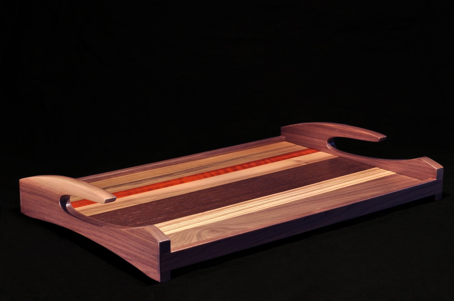 wooden handmade serving tray