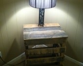 Pallet side table- upcycle