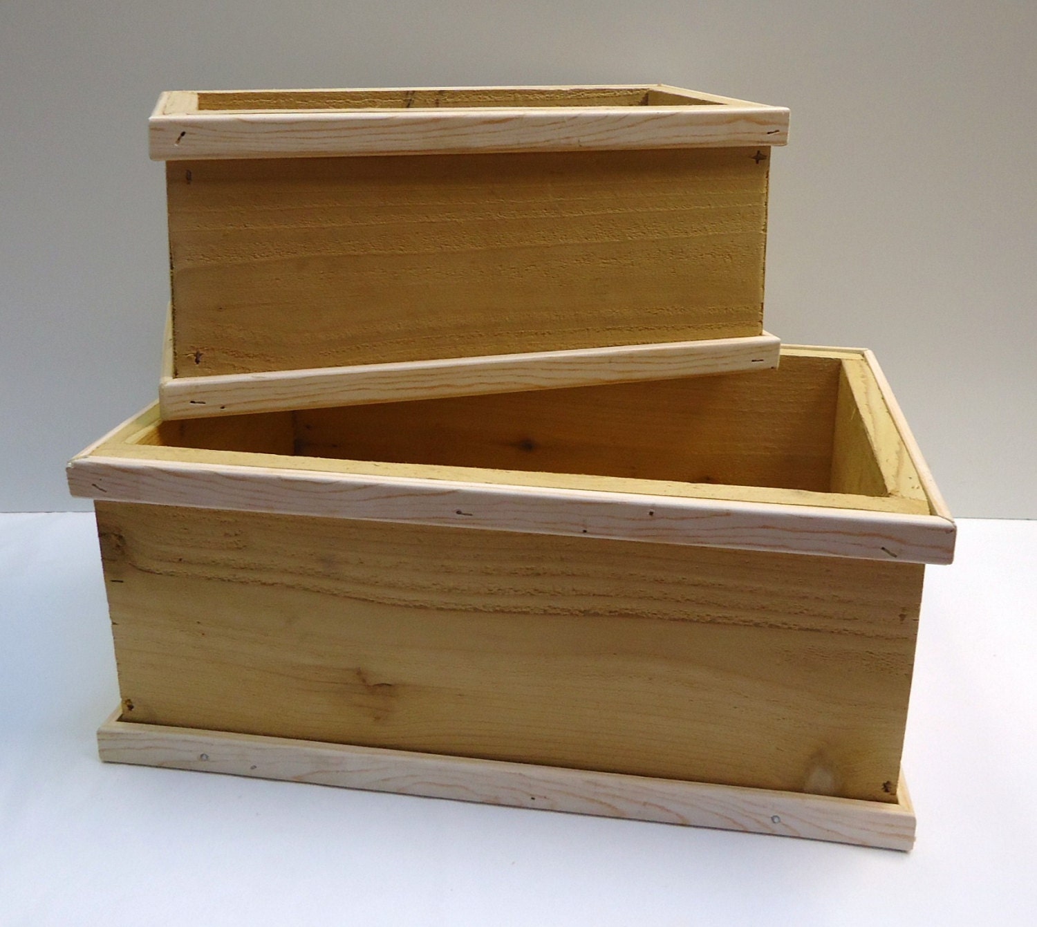 Planter Boxes, Cedar Wood Outdoor Plant boxes Set