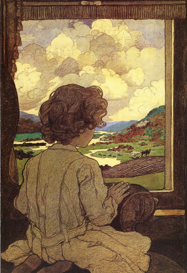The Journey art by Jessie Wilcox Smith POSTER large 12 x 18 reproduction 1903 Print