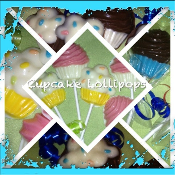 Chocolate Cupckae Lollipops (1 dozen)
