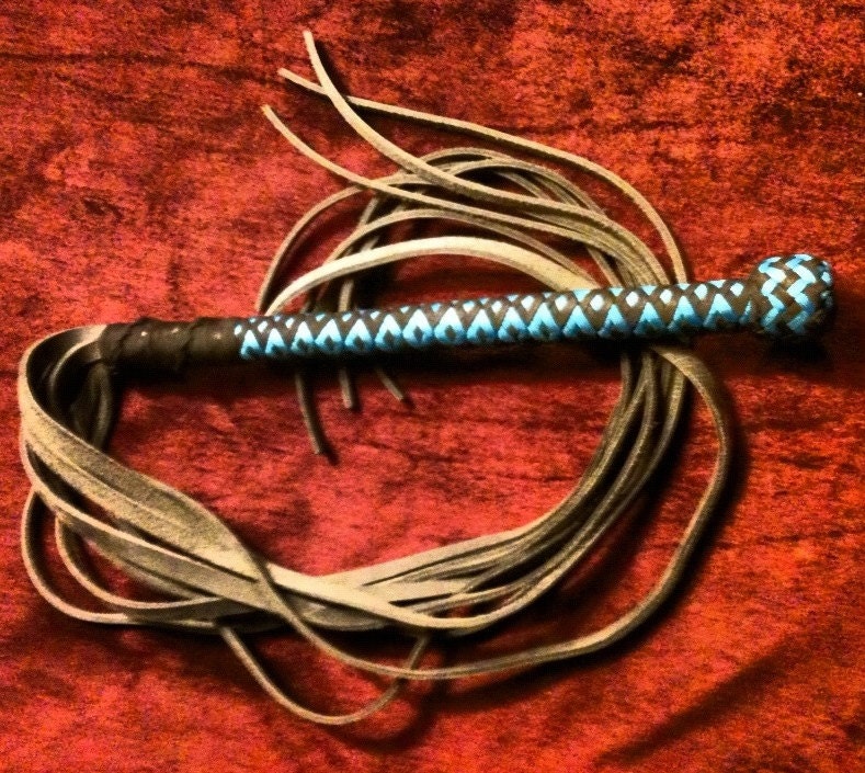 ADULT - Handmade cat o' nine tails with plaited handle for BDSM / kink / fetish