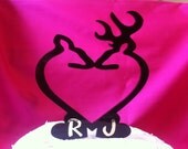 DOE & BUCK Cake Topper