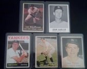 Vintage New York Yankees Baseball Cards