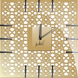 Wall Clock - Moden Wall Clock - Handmade Wall Clock - Design wall clock
