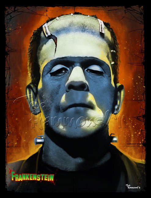 Frankenstein Monster art print