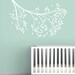 White Reaching Branch Wall Decal by LittleLion Studio
