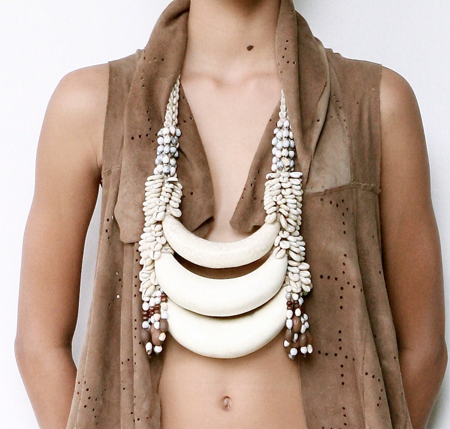 Tribal necklace.