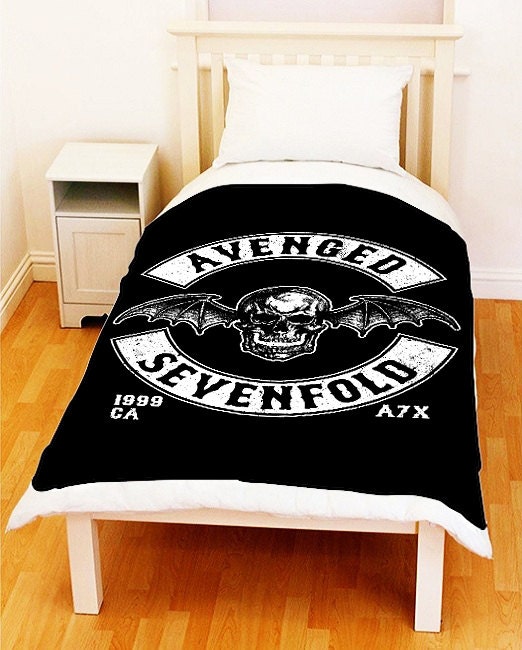 AVENGED SEVENFOLD a7x Fleece Blanket Bed Throw Ideal Gift Size 50" x 60"