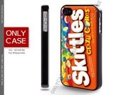 iPhone 4 Case, iPhone 4s Case, Skittles Rainbow Candy, Phone Cover, iPhone Case, Plastic Phone Cases, Case for iPhone - A01A5184