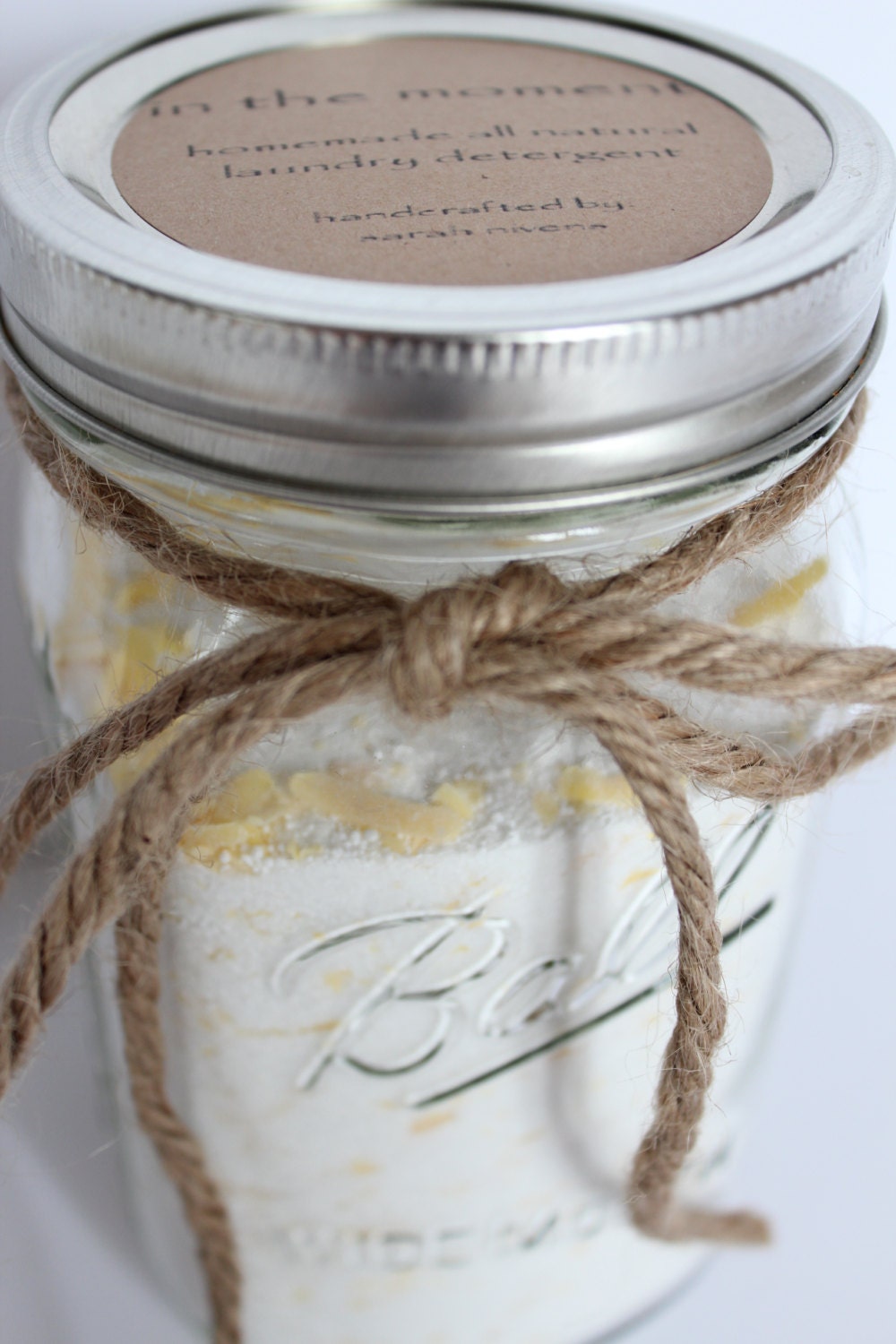 Homemade all natural laundry detergent