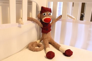 Hypoallergenic Handmade Traditional Sock Monkeys