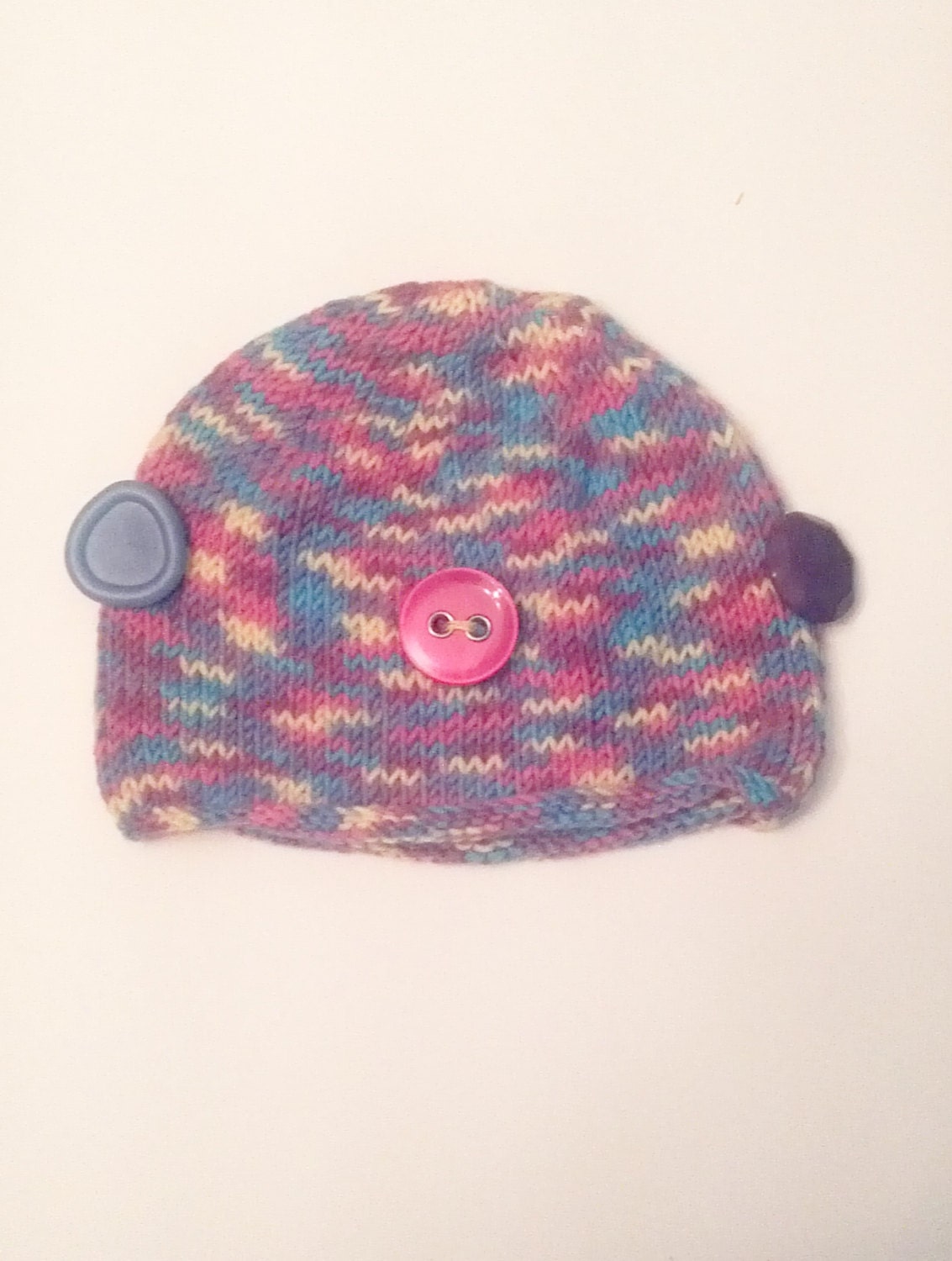 Knitted Multicolour Toilet Roll Cover
