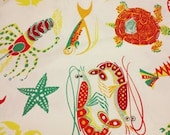 18x18 Pillow cover in Fishtail Summer