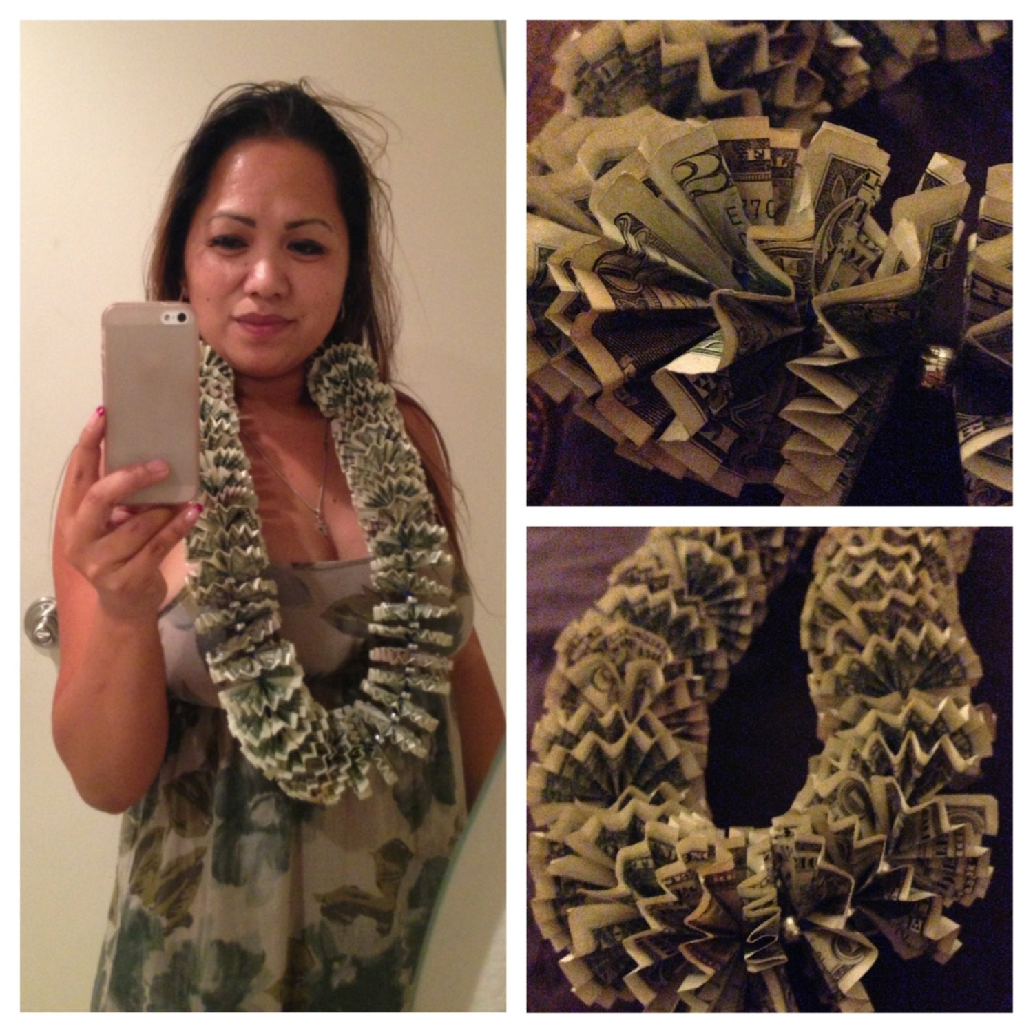 Custom Hawaiian style Money Lei