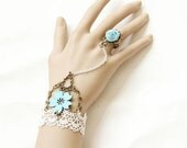 Romance,sakura,Slave Bracelet,Blade,Jewelry, Hand Chain,Hand Harness ,Ring Bracelet,Hand Jewelry,Body Jewellery,Custom Jewelry