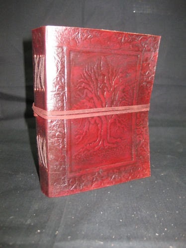 FREE SHIPPING New Celtic Tree of Life Pure Genuine Leather Bound Travel Blank Diary/Journal/Notebook/Sketchbook Lock