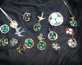 Wire wrapped miniature birds nests for pendants