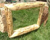 Pine Log Mirror