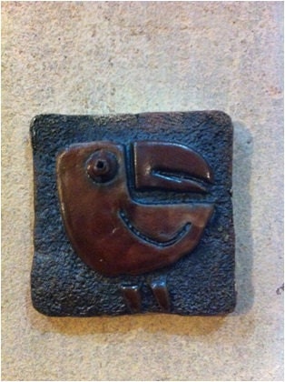 Unique Handmade Ceramic Decorative 10x10 cm Wall Tile