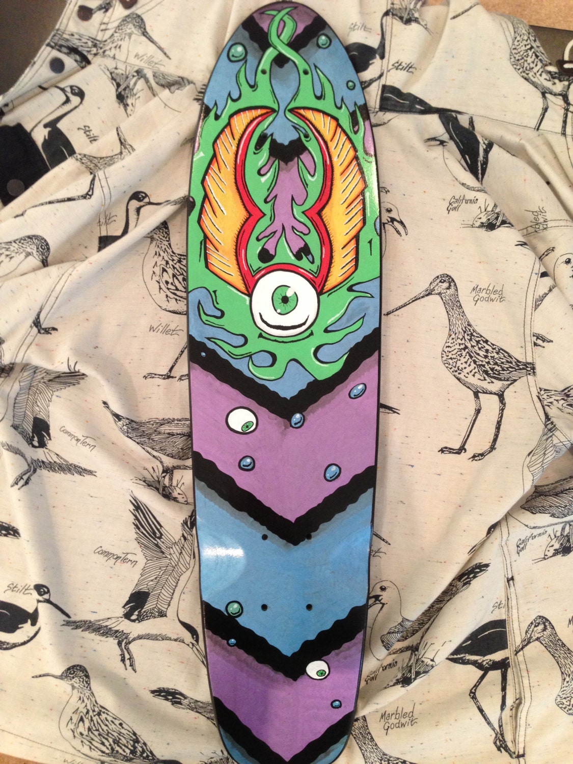 Handmade 100% 7 Ply Canadian maple Skateboard Pool Cruiser Deck