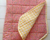 Pink and Yellow Baby Quilt