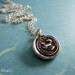 Rooster Wax Seal Necklace - While I live i'll crow Courage, Confidence, Bravery