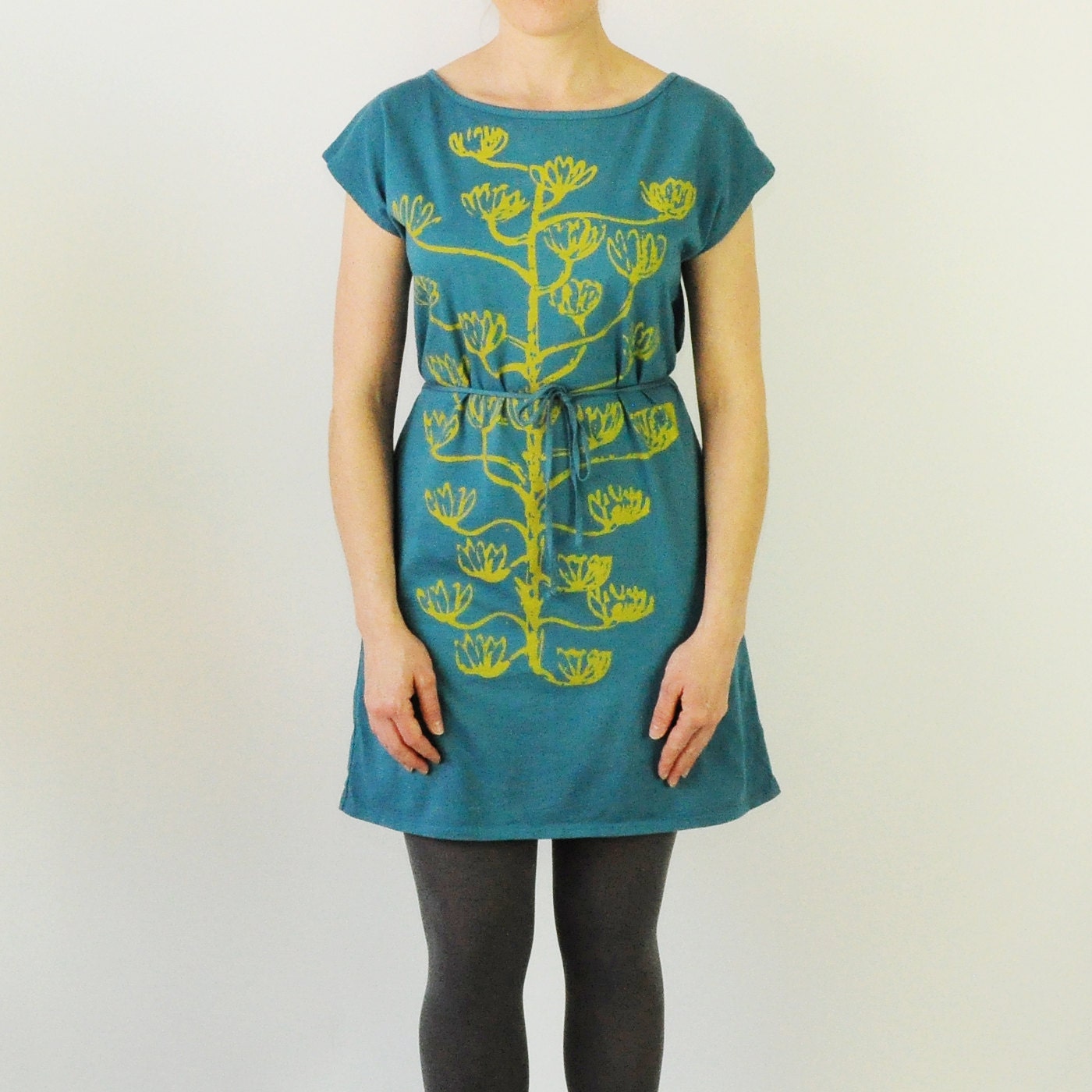 Agave Screen Printed Shift Dress