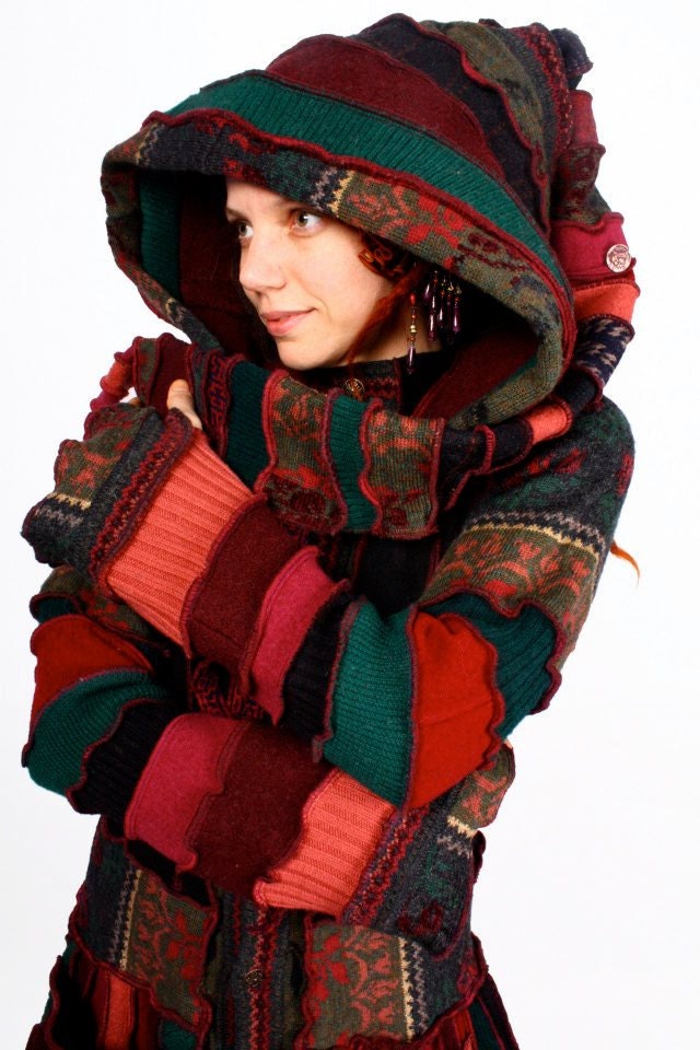 Recycled Pixie Sweater TUTORIAL - Katwise Original Design