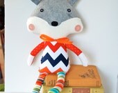 Sweet Woodland Fox Plush Toy Soft Doll Stuffed Animal for Baby and Children