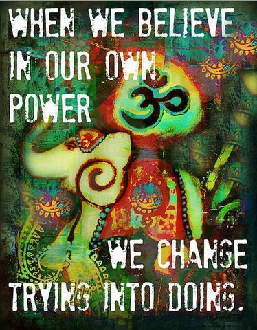 Trying into Doing - 11 x 14 - Canvas Print