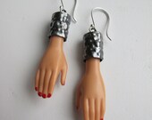 Barbie Doll Hand Earrings