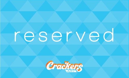 RESERVED for Deanna Korab