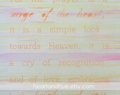 Surge of the Heart, St.Therese of Lisieux Quote (8.5x11)