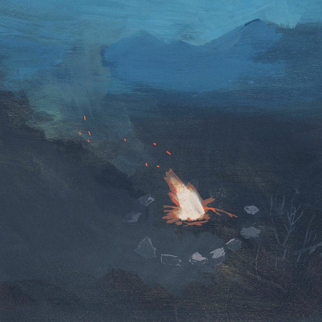 Around the Fire - limited edition print