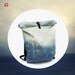 Roll Up Top Backpack (Made to Order - Bleached Blue Denim) - Rucksack - Travel Bag - Riding Bag - Men's Bag-Laptop Bag