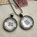Custom Name Necklace - Postmark Jewelry - Personalized Necklace Children's Names Kids Names Custom Dates for Mother's Day Gift