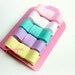 Spring Baby Bow Hair Clips / Baby Clips Perfect Pastel Baby Bow No Slip Snap Clips/Set of 5 Pink, White, Yellow, Blue and Purple