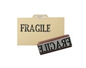 Vintage FRAGILE Rubber Stamp