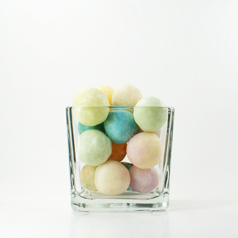 Soap Balls Many Colors 8 Ounces of Soap - One of a Kind OOAK - Colored Soap Balls
