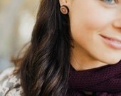 That Vintage Diamond Snowflake - Earrings - Tasmanian Myrtle