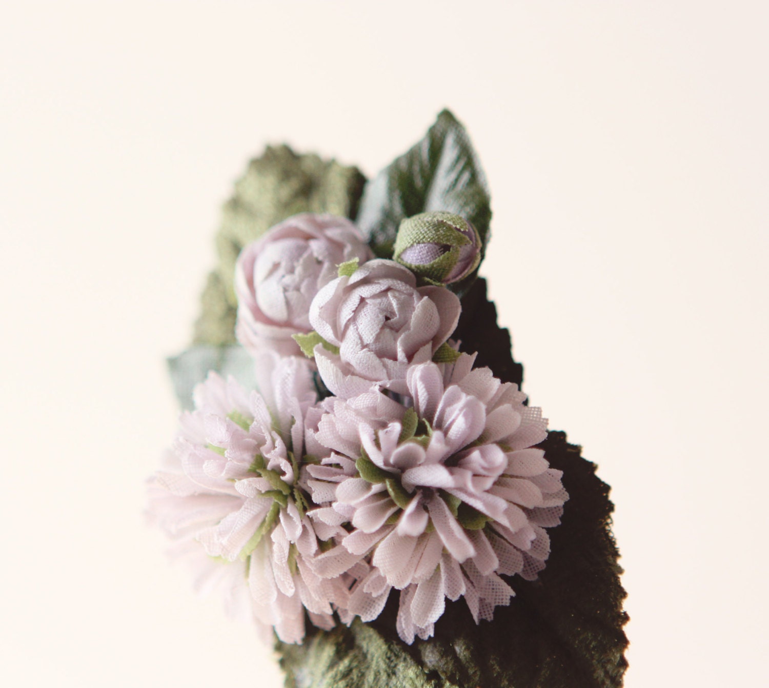 THISTLE - lavender flower hair clip, purple floral fascinator