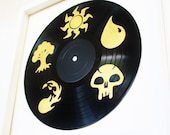 Magic (the Gathering) Painted Vinyl Record