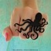 An Octopus Love Affair Ring - Laser Cut Acrylic (C.A.B. Fayre Original Design)