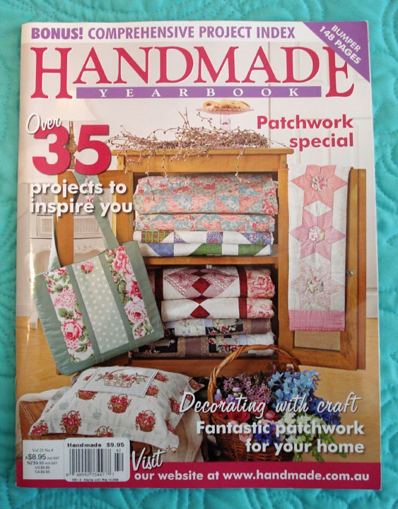 Australian Handmade Yearbook Magazine - Quilting Patchwork Sewing Jewelry Painting
