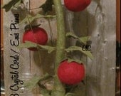 Primitive whimsy art cottage chic Tomato Plant Veggie Garden  Doll Country Decor