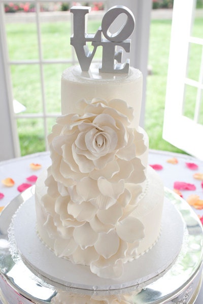 LOVE Cake Topper - custom color